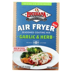 Louisiana Air Fryer Garlic & Herb Seasoned Coating Mix 5 oz