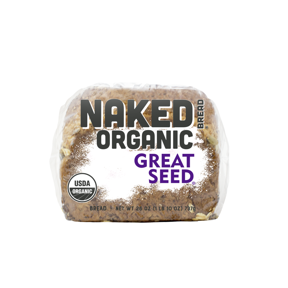 slide 3 of 3, Naked Bread® Organic Great Seed Bread, 26 oz