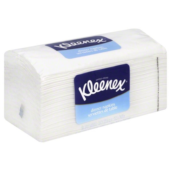 slide 1 of 1, Kleenex Napkins, Dinner, 2-Ply, 50 ct