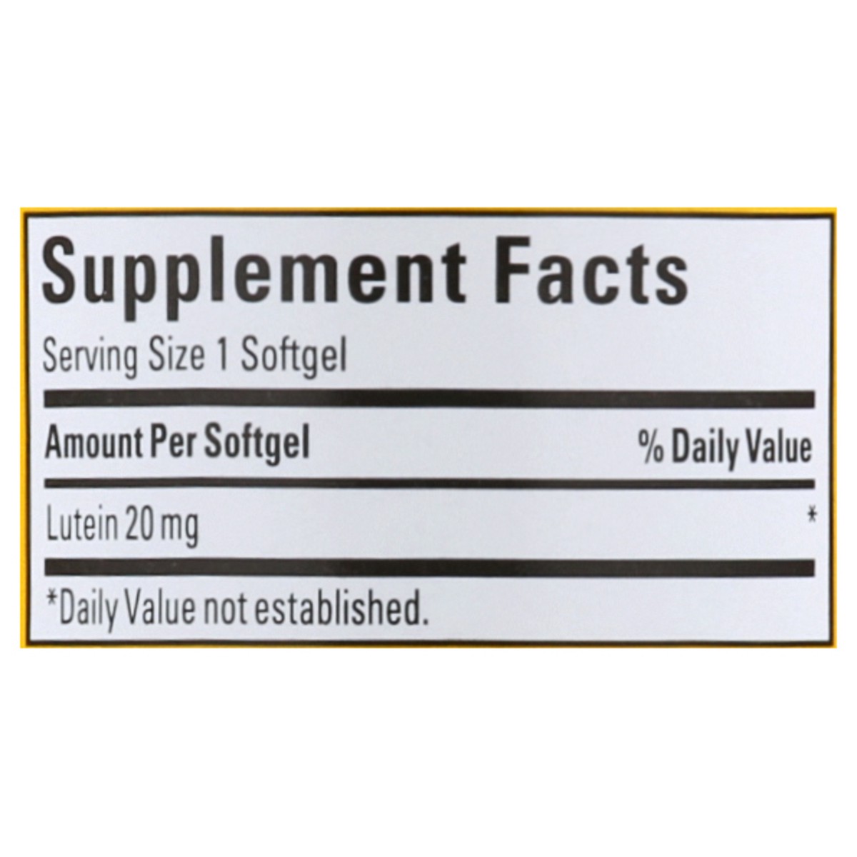 slide 10 of 12, Nature Made 20 mg Softgels Lutein 30 ea, 30 ct