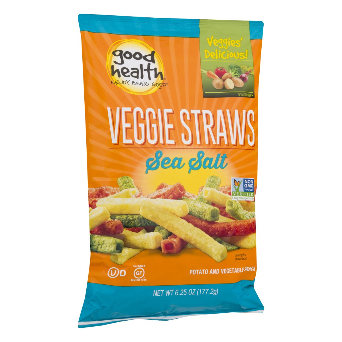 slide 10 of 11, Good Health Sea Salted Veggie Straws 6.25 oz, 6.25 oz