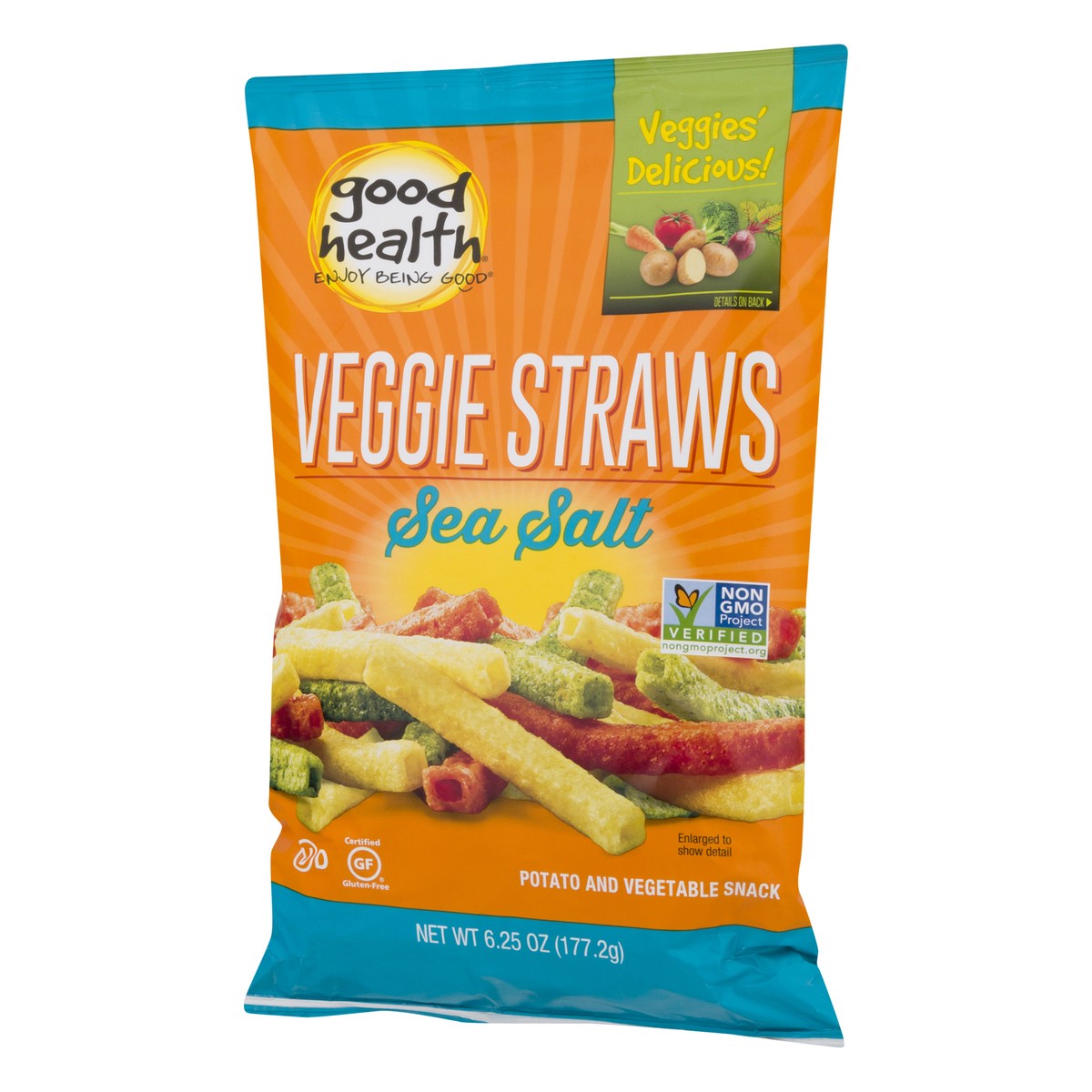 slide 3 of 11, Good Health Sea Salted Veggie Straws 6.25 oz, 6.25 oz