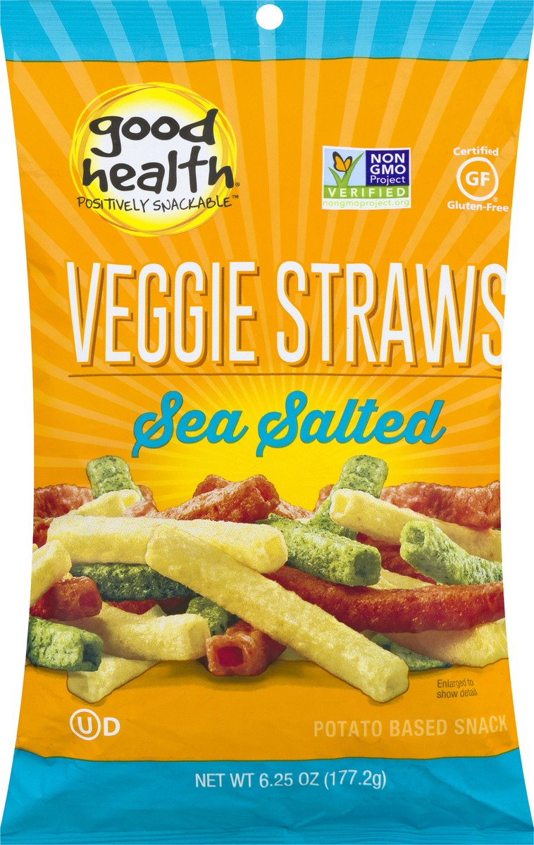 slide 1 of 11, Good Health Sea Salted Veggie Straws 6.25 oz, 6.25 oz