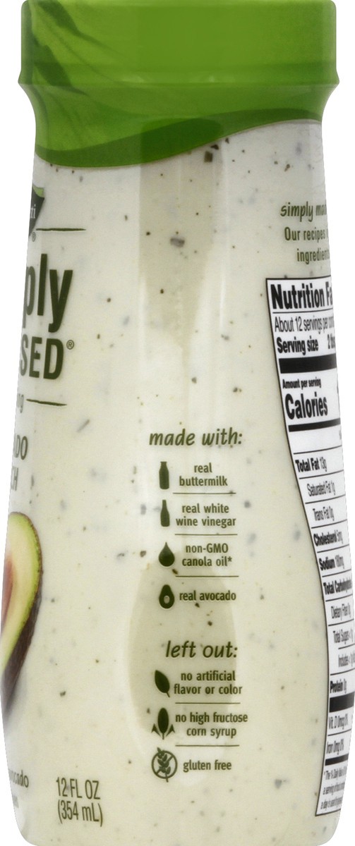 slide 2 of 8, Marzetti Simply Avacado Ranch Dressing, 12 oz