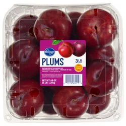 Kroger Plums Clamshell