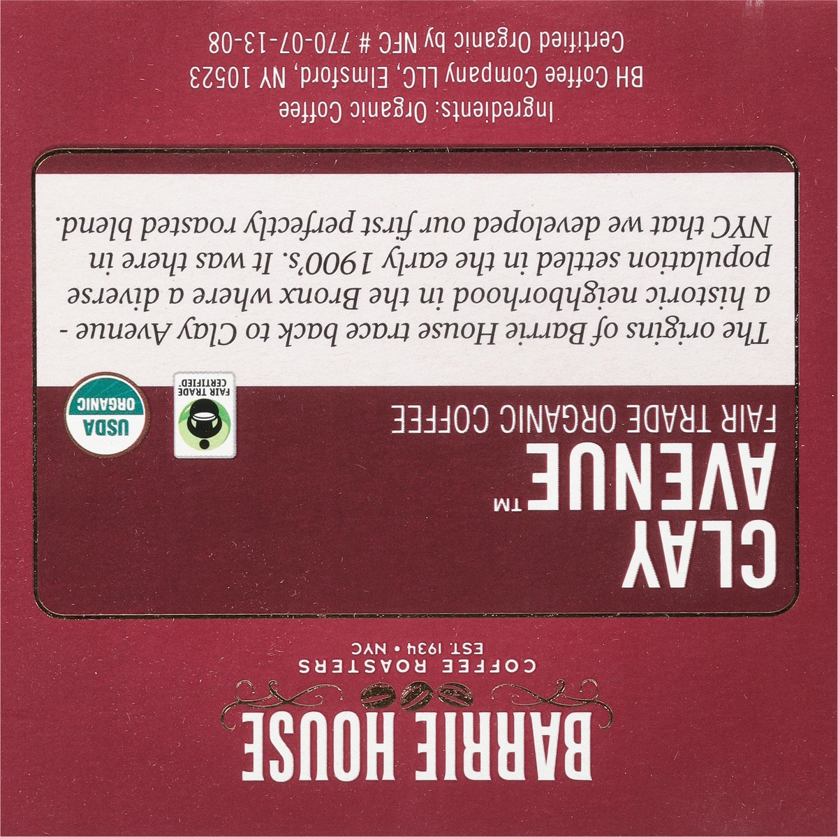 slide 7 of 15, Barrie House Medium Roast Capsules Clay Avenue Coffee - 10 ct, 10 ct