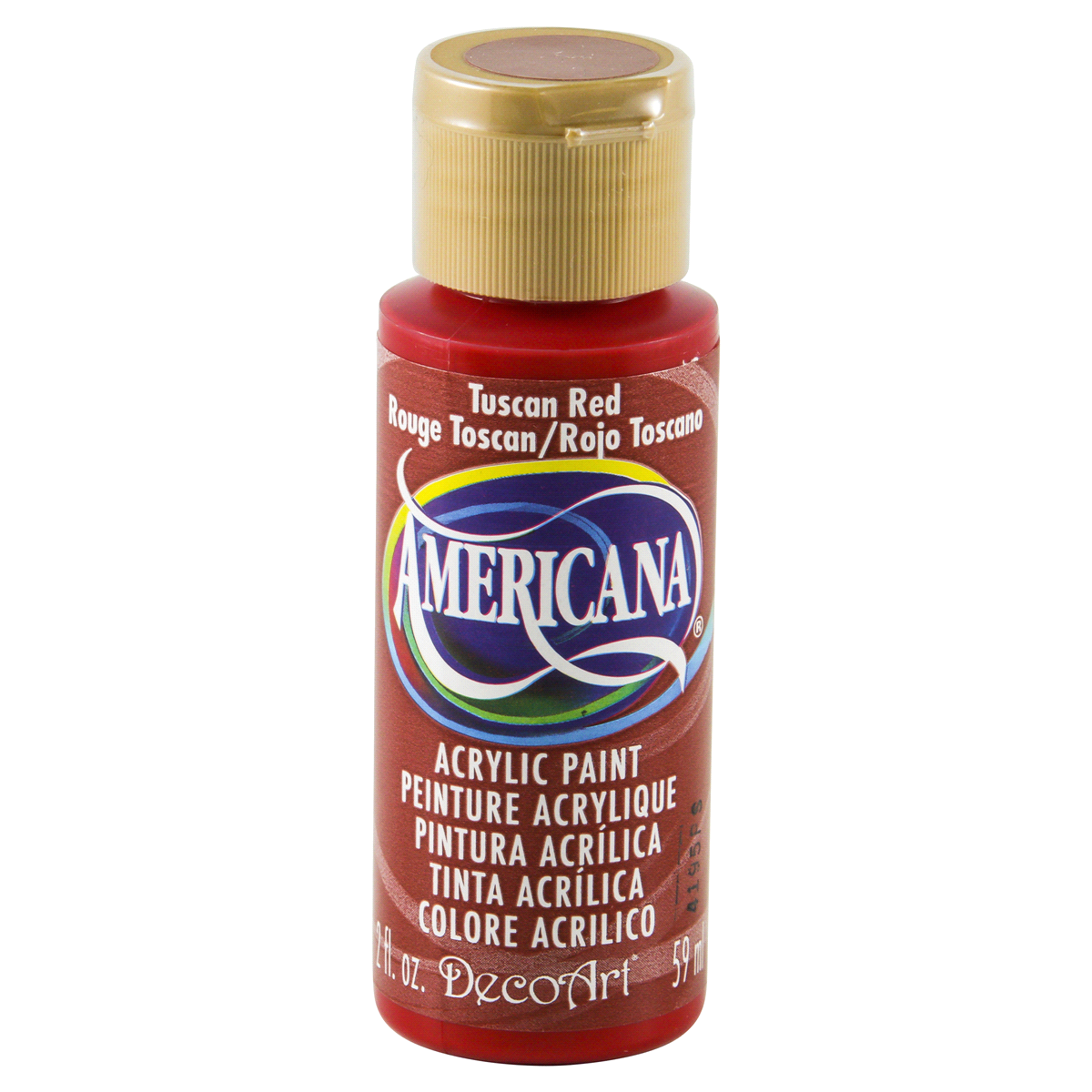 slide 1 of 4, Americana Acrylic Paint Tuscan Red, 2 oz