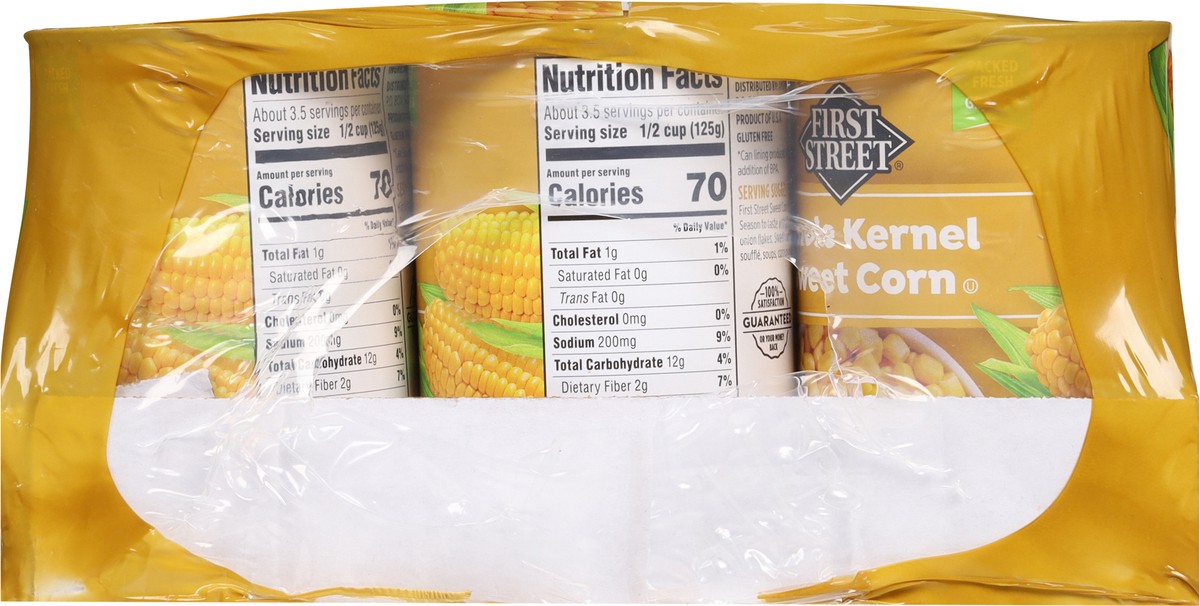 slide 14 of 14, First Street Whole Kernel Corn, 12 ct