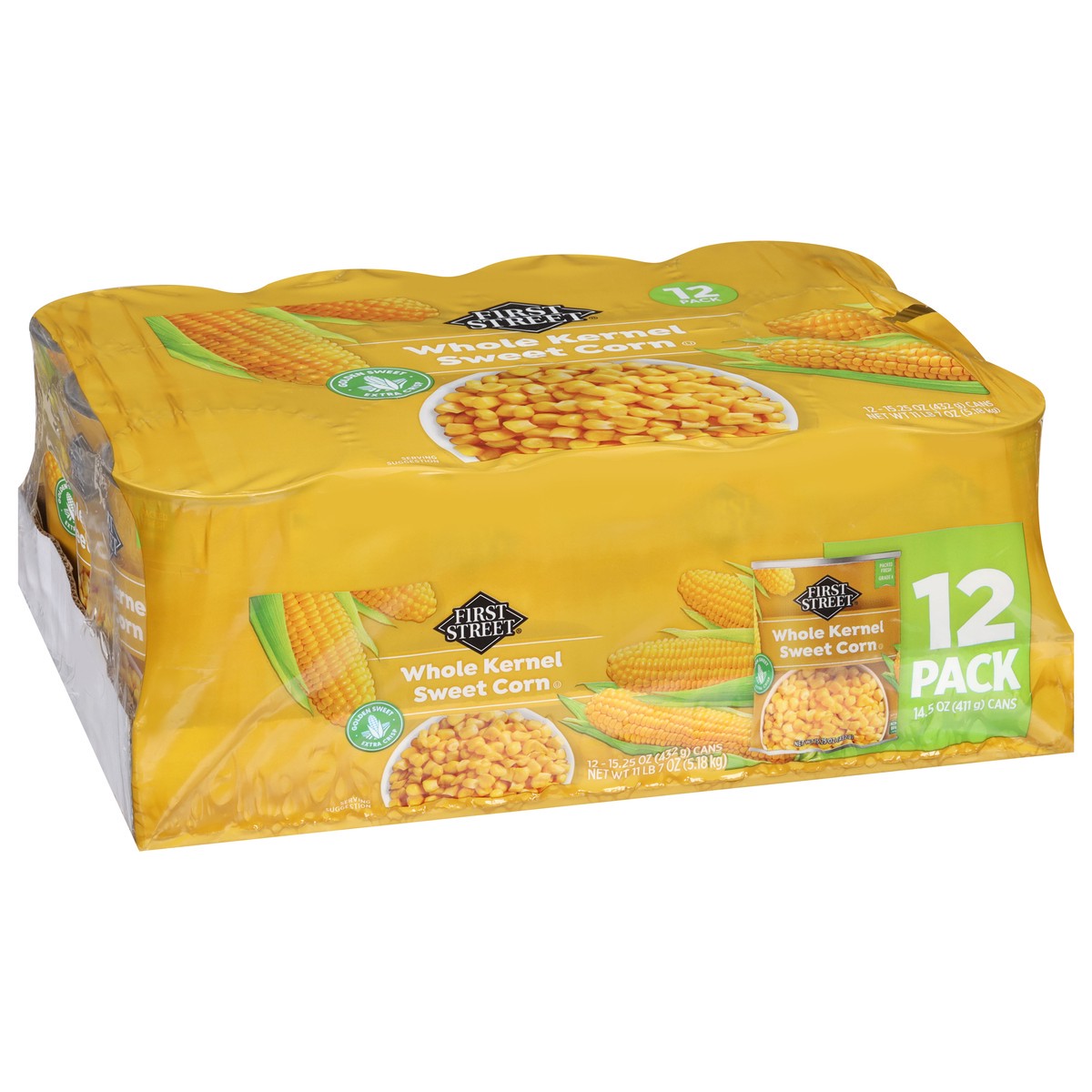 slide 4 of 14, First Street Whole Kernel Corn, 12 ct