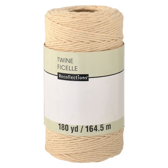 slide 1 of 2, Ivory Twine By Recollections, 180 yd