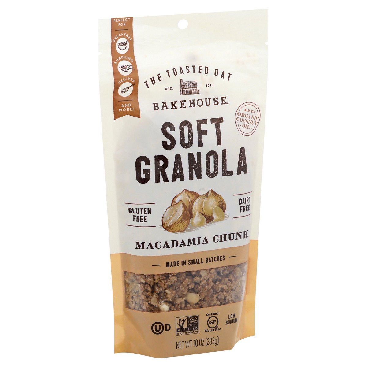 slide 2 of 9, The Toasted Oat Bakehouse Macadamia Chunk Soft Granola 10 oz, 10 oz