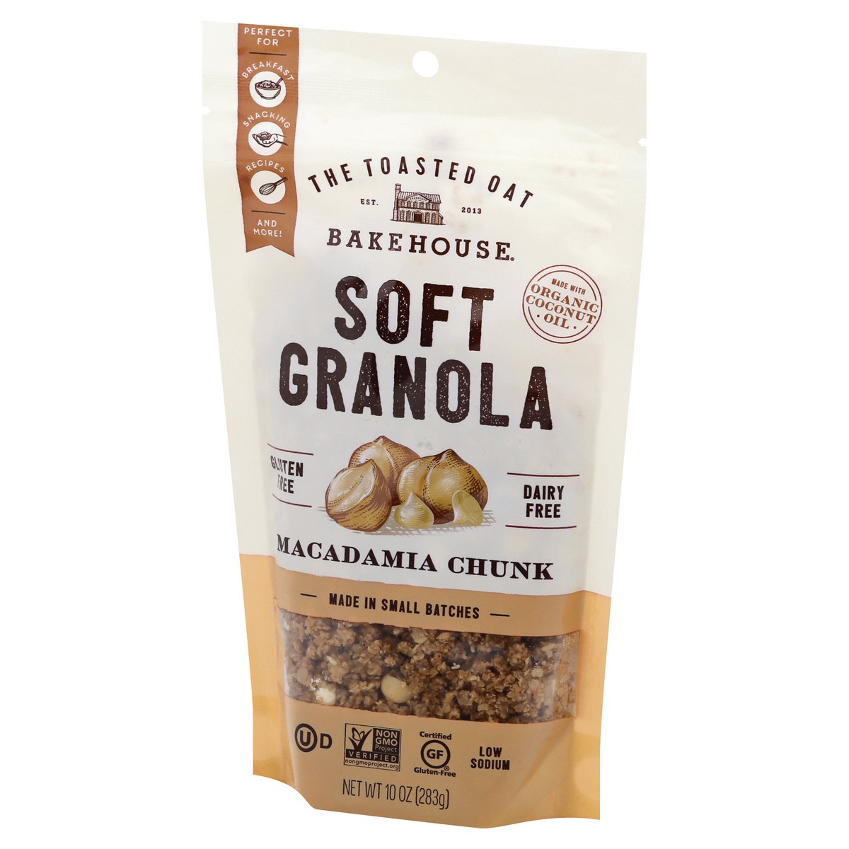 slide 3 of 9, The Toasted Oat Bakehouse Macadamia Chunk Soft Granola 10 oz, 10 oz