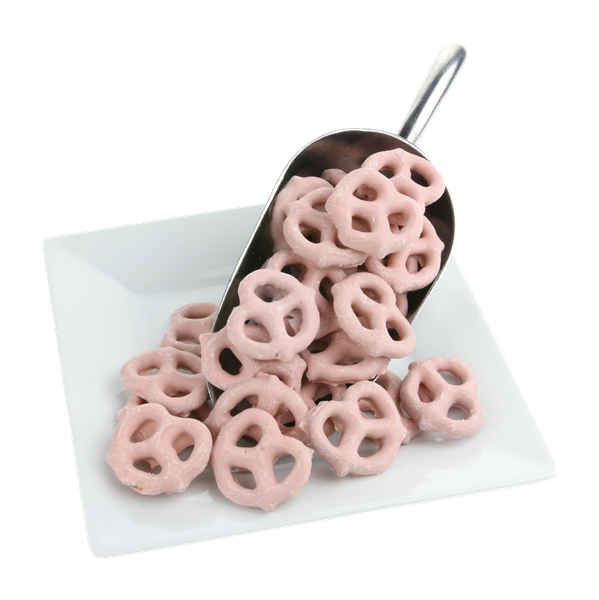 slide 1 of 1, Bergin Fruit and Nut Company Raspberry Natural Yogurt Pretzels, per lb