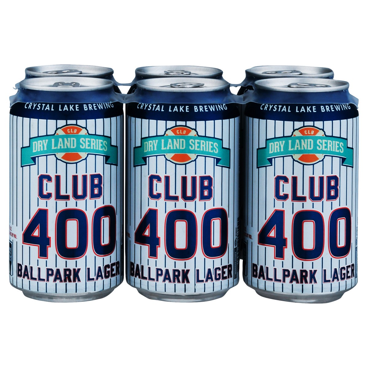 slide 8 of 10, Crystal Lake Brewing, Ball Park Lager, Club 400 6Pk, 1 ct