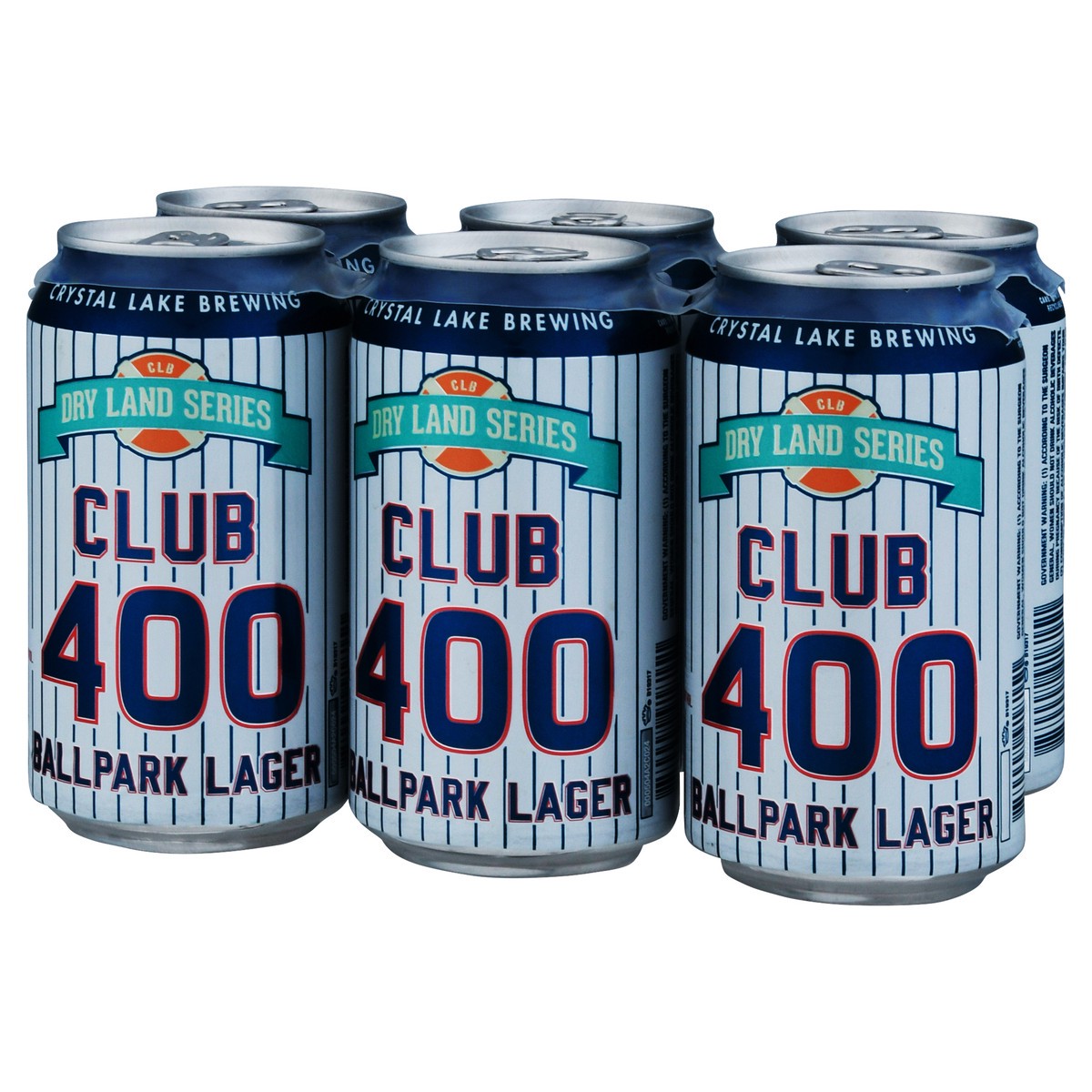 slide 9 of 10, Crystal Lake Brewing, Ball Park Lager, Club 400 6Pk, 1 ct