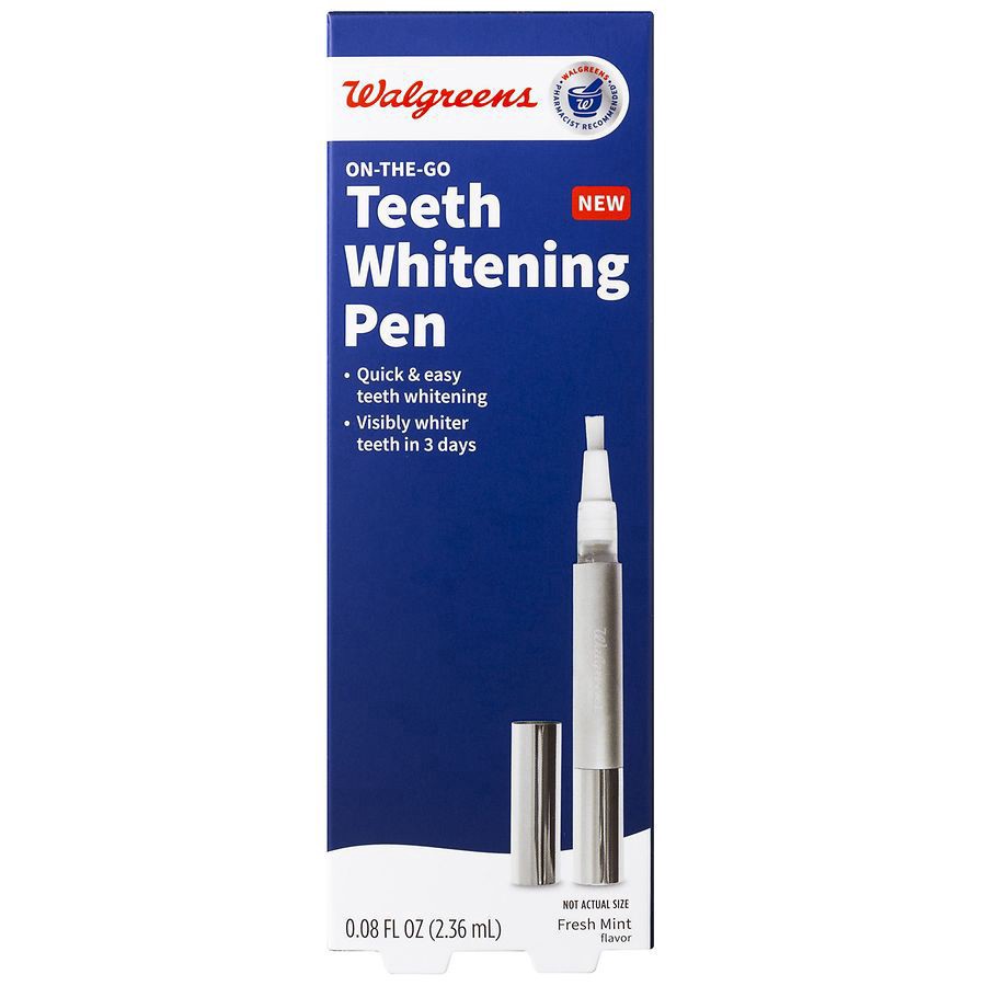slide 1 of 4, Walgreens Teeth Whitening Pen, 0.08 fl oz