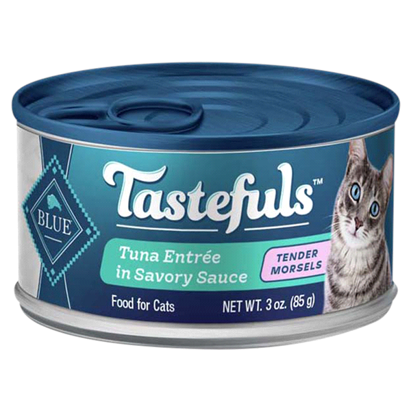 Blue Buffalo Tastefuls Cat Food, Tuna Entree In Savory Sauce, Tender ...