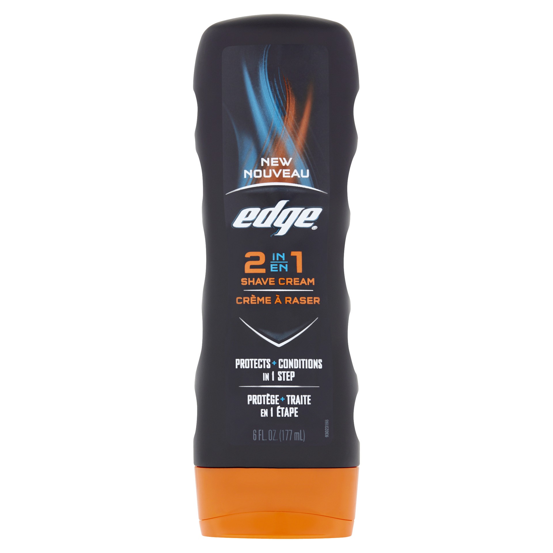 slide 1 of 1, Edge 2-In-1 Moisturizing Shave Cream for Men , 6 Ounce, 177 mL