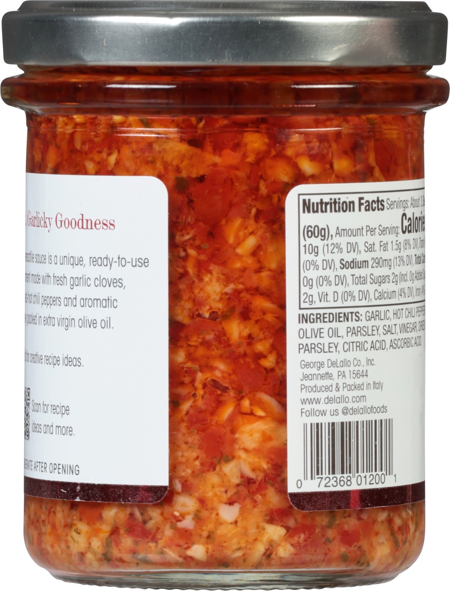 slide 8 of 13, DeLallo Hot Pepper Garlic Sauce, 6.7 oz