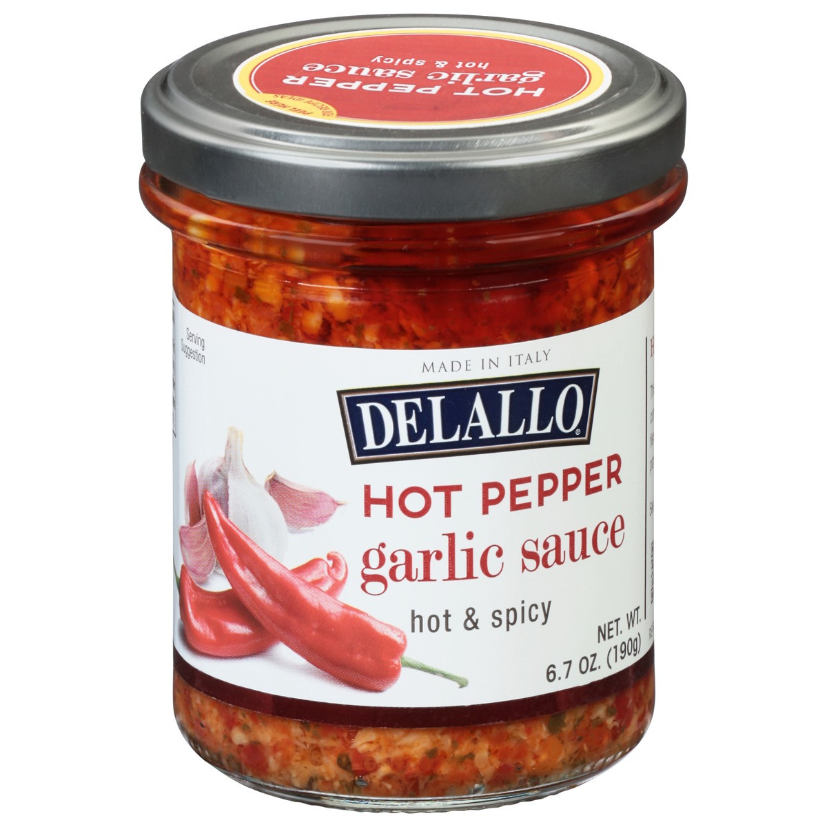 slide 7 of 13, DeLallo Hot Pepper Garlic Sauce, 6.7 oz