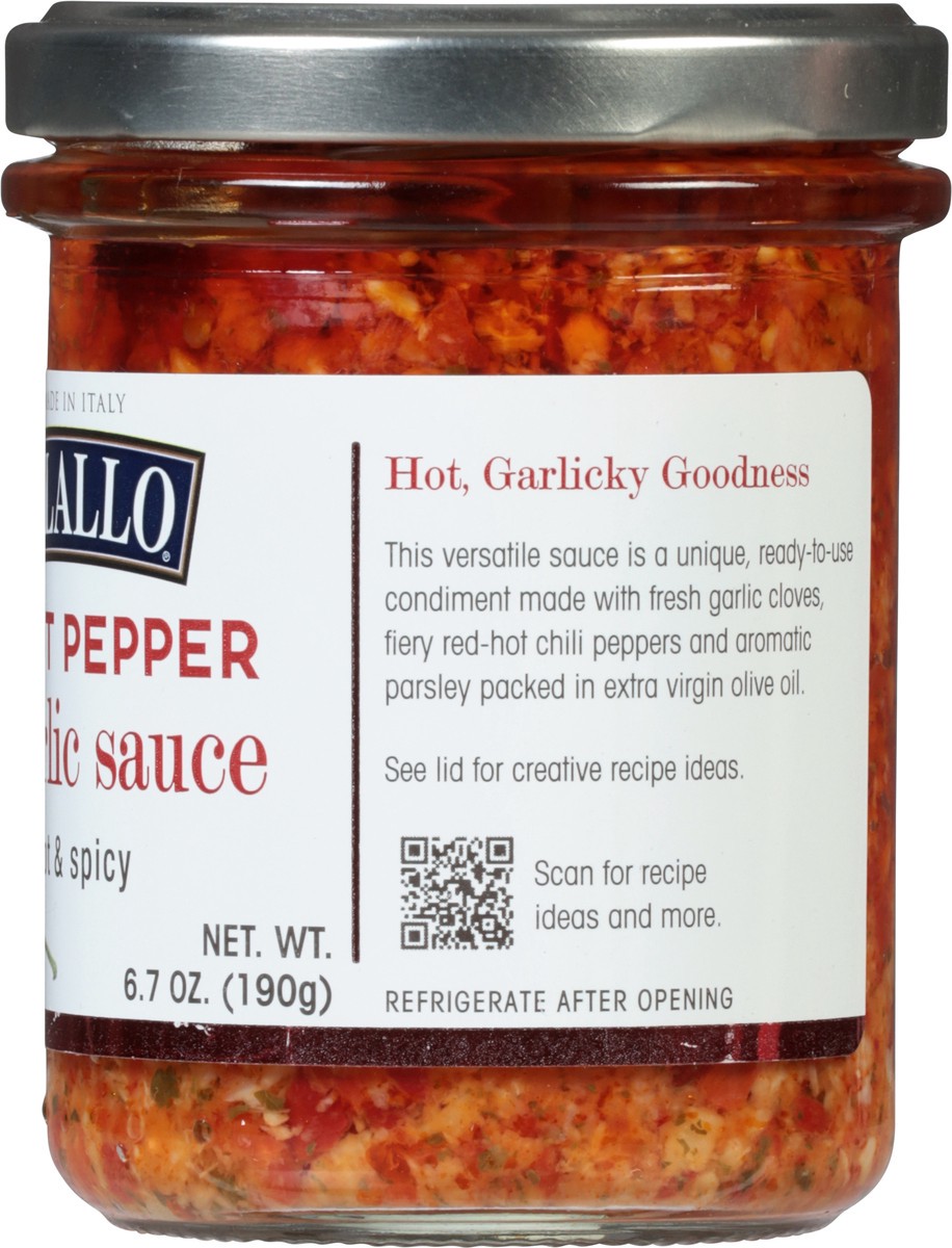slide 13 of 13, DeLallo Hot Pepper Garlic Sauce, 6.7 oz