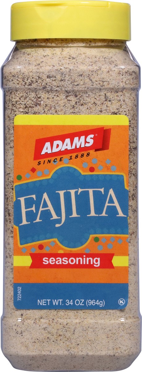 slide 10 of 13, Adams Fajita Seasoning 34 oz, 34 oz