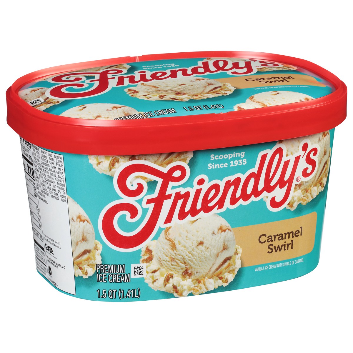 slide 2 of 9, Friendly's Frndly Ic Caramel Swirl, 1.5 qt