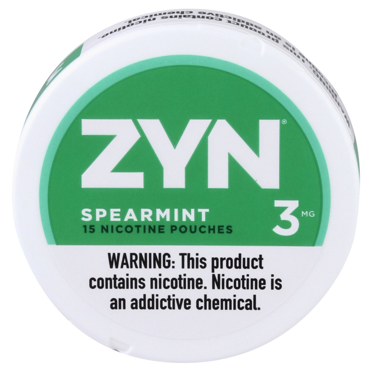 slide 1 of 10, Zyn Spearmint 3Mg Nicotine Pouches, 