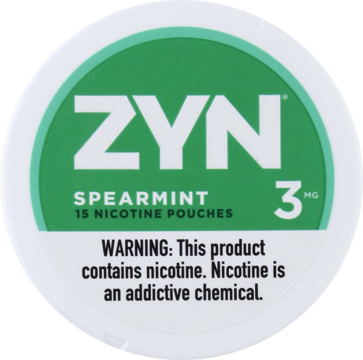 slide 2 of 10, Zyn Spearmint 3Mg Nicotine Pouches, 15 ct