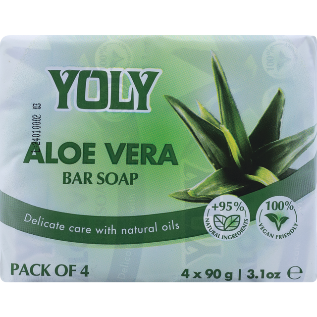 slide 1 of 1, Yoly Aloe Vera Soap, 3.17 oz