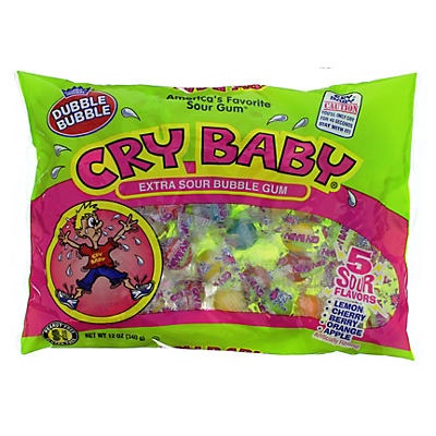 slide 1 of 1, Concord Bubble Gum Cry Baby Sour, 12 oz