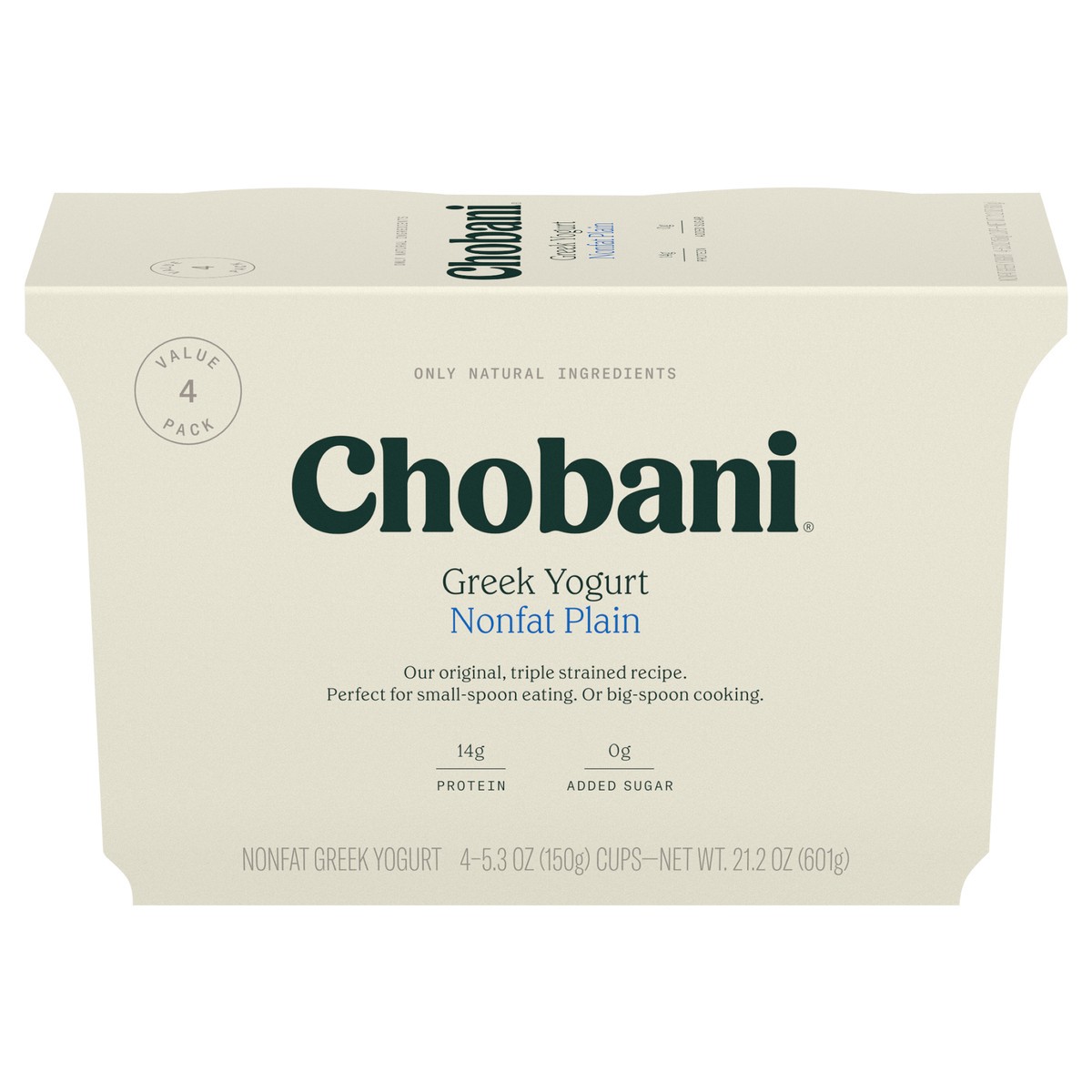 slide 1 of 9, Chobani Greek Yogurt Plain, 