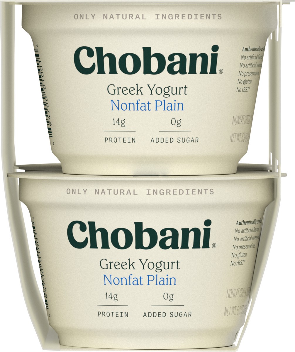 slide 8 of 9, Chobani Greek Yogurt Plain, 