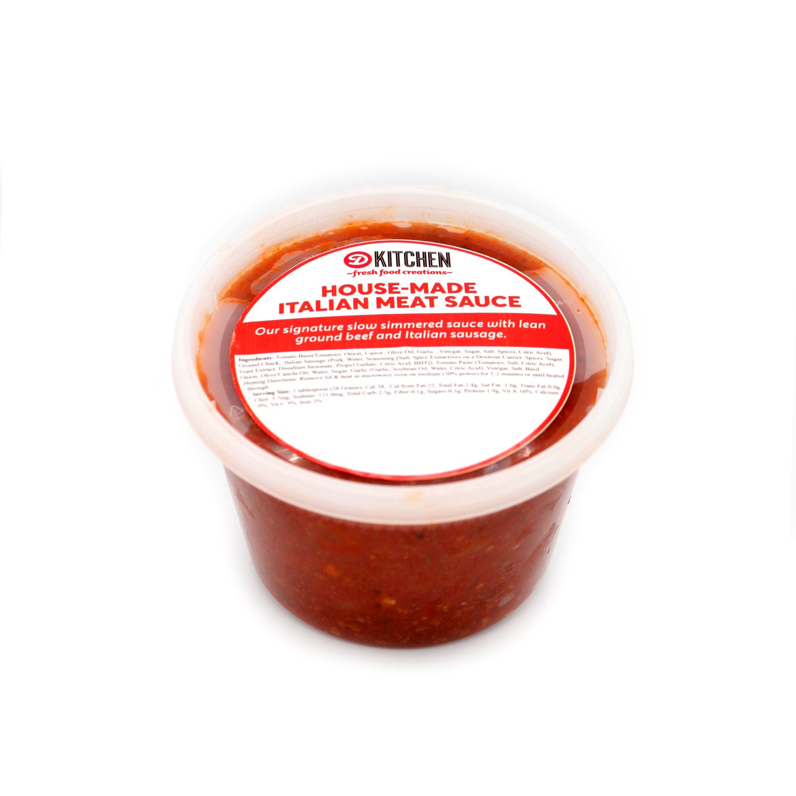 slide 1 of 1, Italian Meat Red Sauce, 16 oz