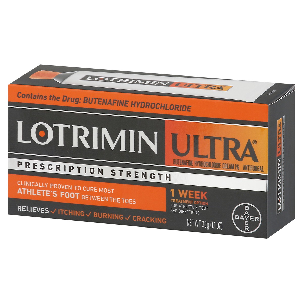 slide 12 of 12, Lotrimin Ultra Prescription Strength Antifungal Cream 1 1.1 oz, 1.1 oz