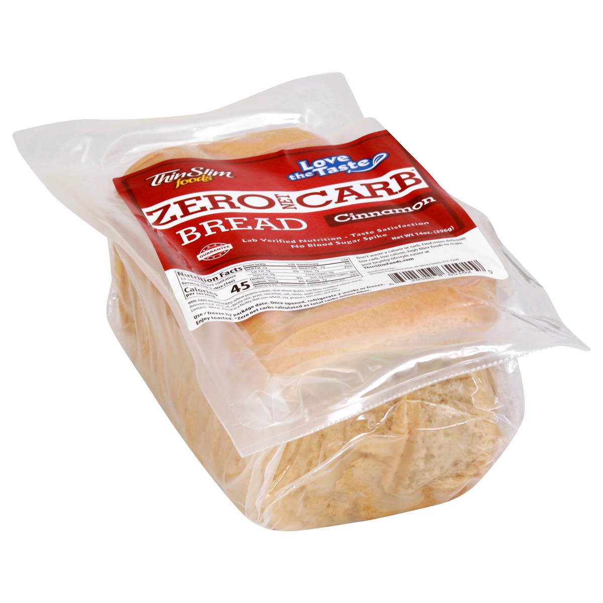 slide 5 of 13, ThinSlim Foods Bread, Cinnamon, 14 oz