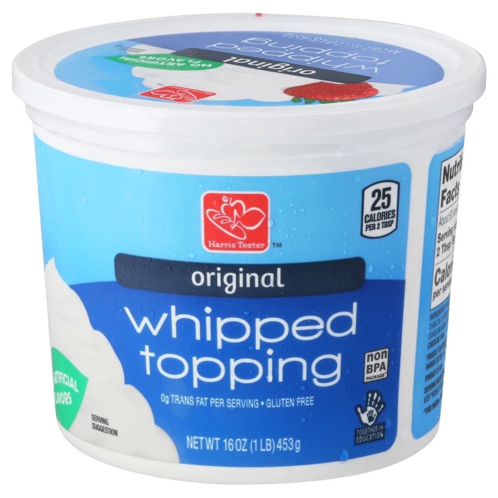 slide 1 of 1, Harris Teeter Whipped Topping, 16 oz