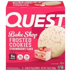Quest Bake Shop Frosted Strawberry Cake Cookies, 8 - 0.88 oz