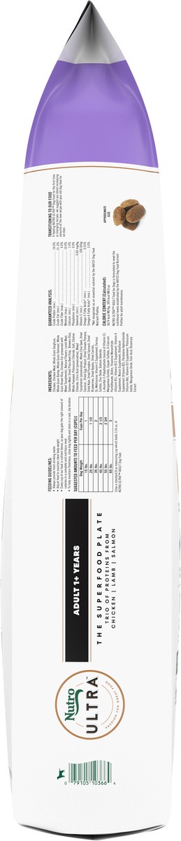 slide 5 of 15, Nutro Ultra Adult Dry Dog Food with a Trio of Proteins from Chicken, Lamb and Salmon, 30 lb. Bag, 30 Lb