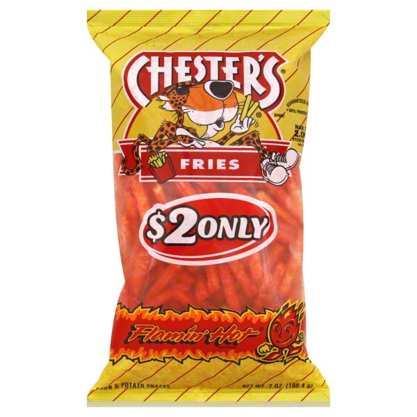 slide 1 of 1, Chester's Fries Flamin Hot, 1 ct