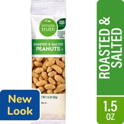 Simple Truth Roasted Peanuts With Sea Salt - 1.5 oz