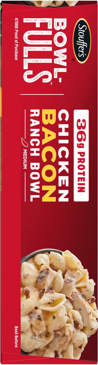 slide 4 of 9, Stouffer's Bowl-Fulls Chicken Bacon Ranch Frozen Meal, 14 oz