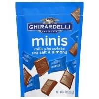 slide 1 of 1, Ghirardelli Squares Almond & Sea Salt Mini Bag, 4.3 oz