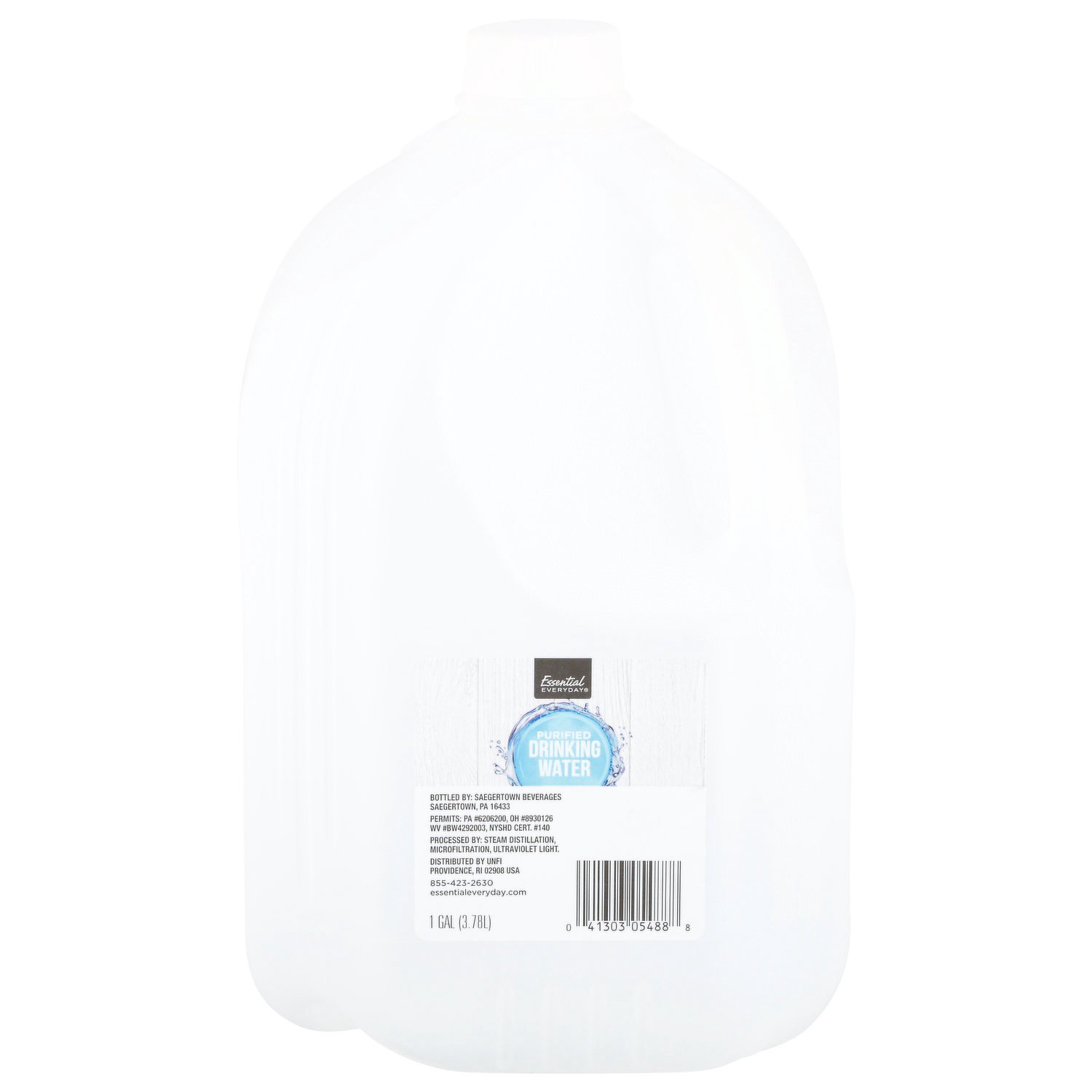 slide 1 of 1, Essential Everyday Water Drinking - 128 fl oz, 128 fl oz