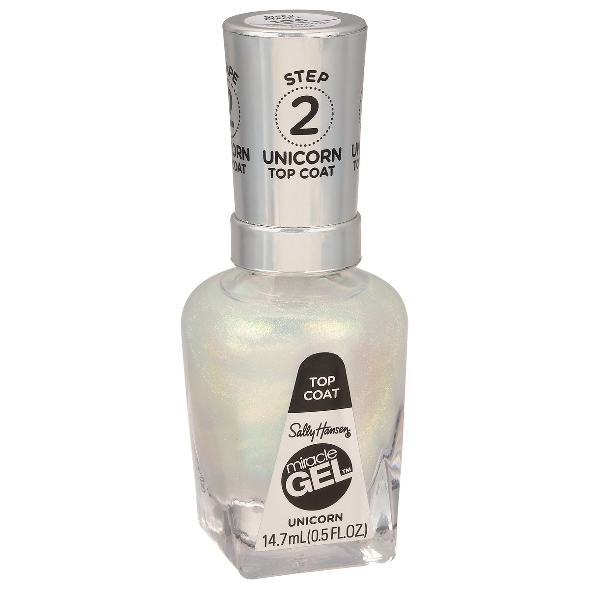 slide 6 of 9, Sally Hansen Miracle Gel Step 2 Unicorn Top Coat 106 Nail Polish 0.5 fl oz, 0.5 fl oz