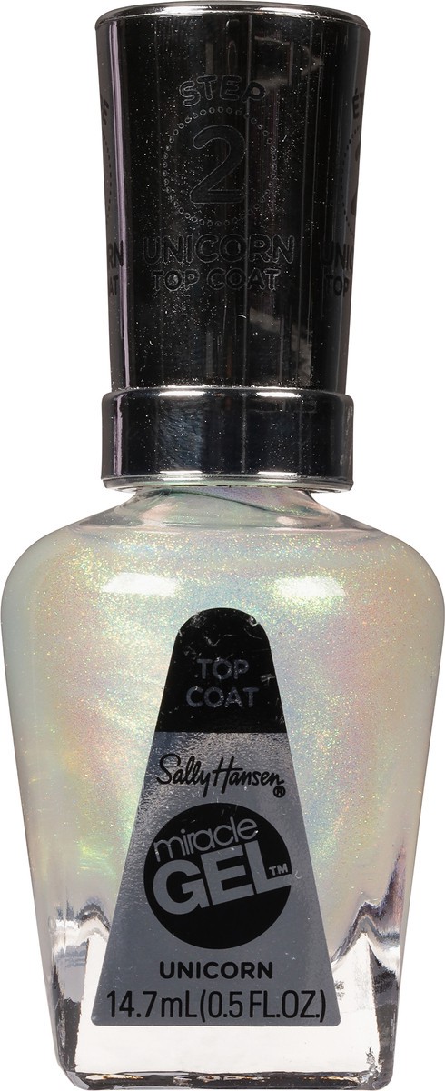 slide 5 of 9, Sally Hansen Miracle Gel Step 2 Unicorn Top Coat 106 Nail Polish 0.5 fl oz, 0.5 fl oz