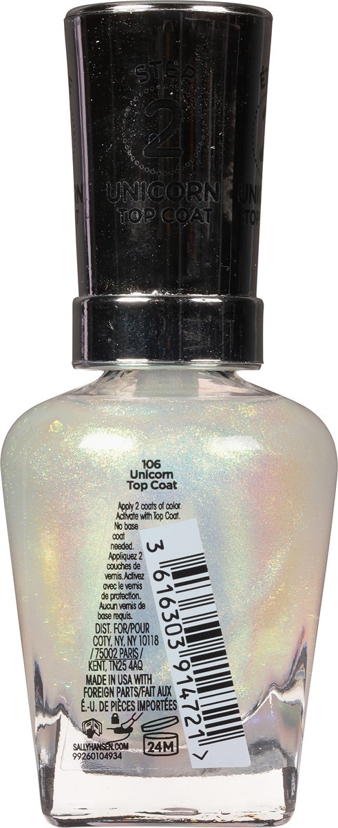 slide 9 of 9, Sally Hansen Miracle Gel Step 2 Unicorn Top Coat 106 Nail Polish 0.5 fl oz, 0.5 fl oz