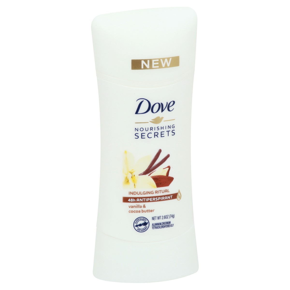 slide 4 of 9, Dove Advanced Care Antiperspirant Deodorant Stick Vanilla & Cocoa Butter, 2.6 oz, 2.6 oz