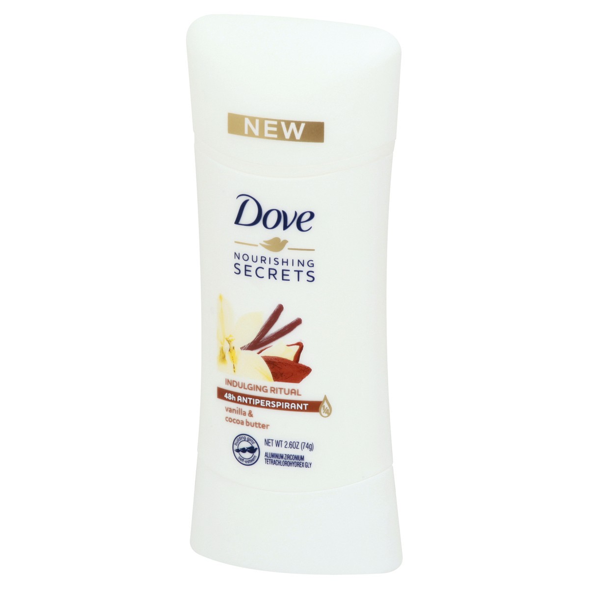 slide 5 of 9, Dove Advanced Care Antiperspirant Deodorant Stick Vanilla & Cocoa Butter, 2.6 oz, 2.6 oz