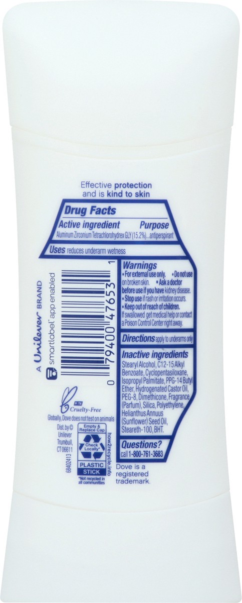 slide 9 of 9, Dove Advanced Care Antiperspirant Deodorant Stick Vanilla & Cocoa Butter, 2.6 oz, 2.6 oz